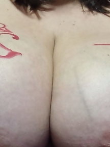 Enormous tit devil blow-job Photoset